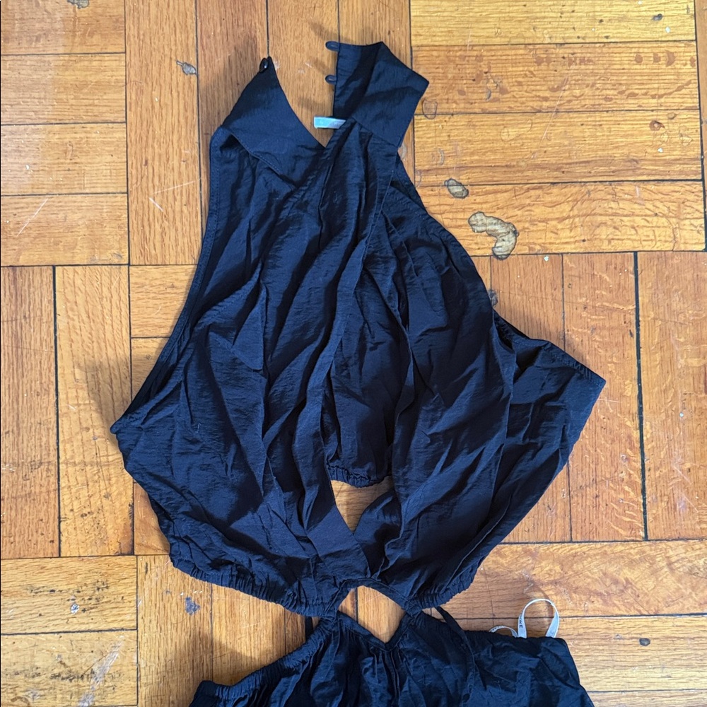 Chic Black Backless Maxi Dress - Picture 3 of 11